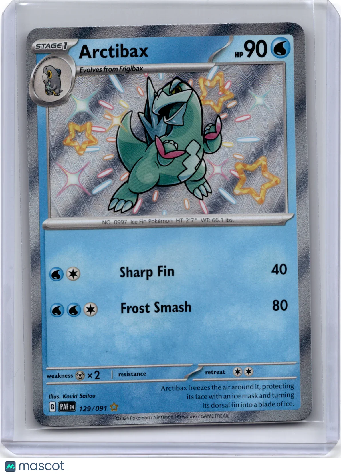 2024 Pokemon TCG Arctibax Paldean Fates #129/091 - Papa Joey's Collectibles
