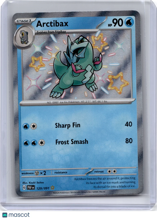 2024 Pokemon TCG Arctibax Paldean Fates #129/091 - Papa Joey's Collectibles