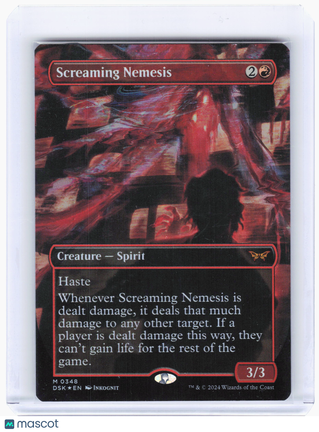 2024 Magic: The Gathering—Screaming Nemesis #0348 DSK—Mythic Foil (Borderless)