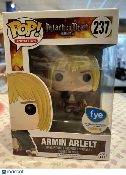 POP! Animation—Attack on Titan—Armin Arlelt #237—(F.Y.E Exclusive)