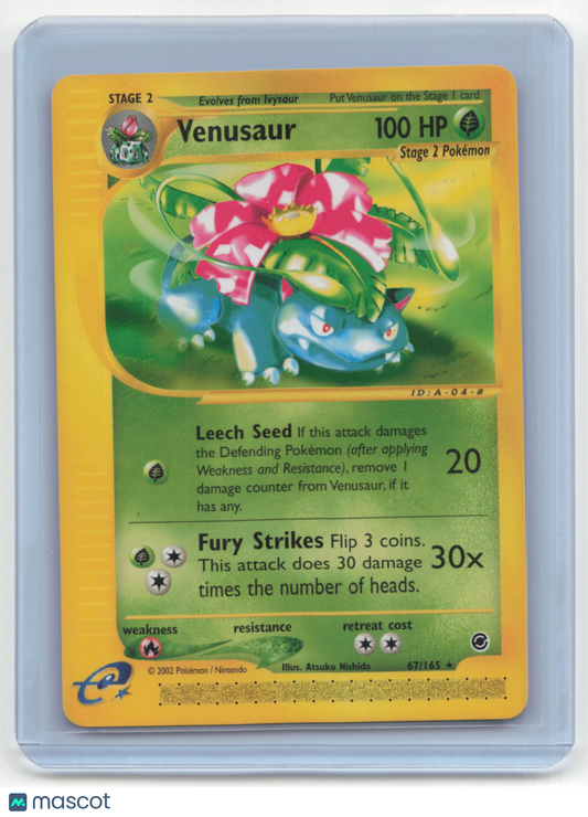 2002 Pokemon Venusaur Expedition Base Set #67/165 Lightly Played