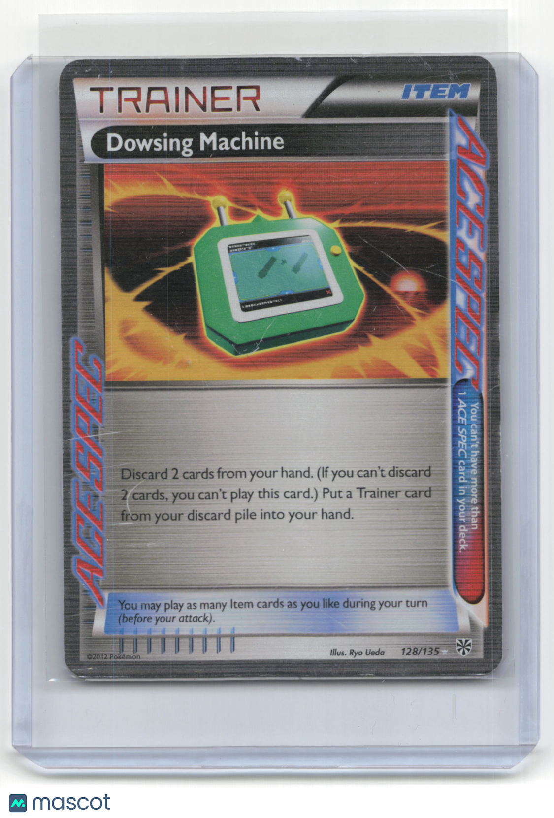 2012 Pokemon Dowsing Machine Black & White Plasma Storm #128/135 Mod Played