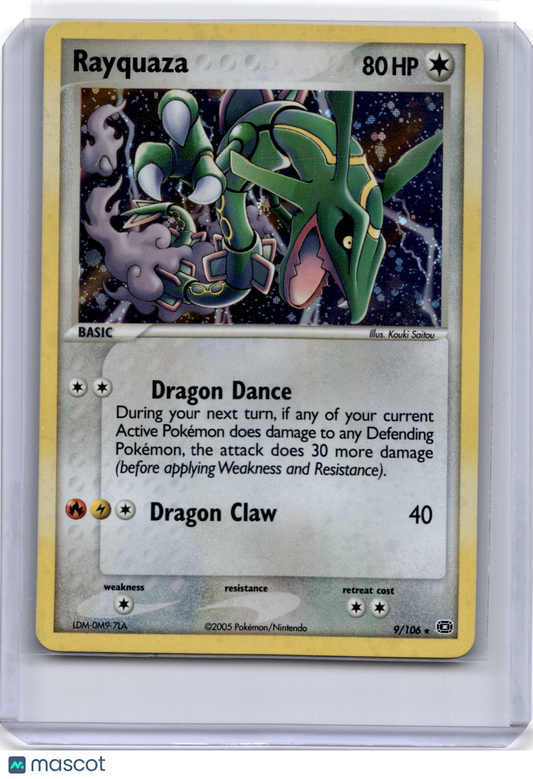 2005 Pokemon TCG Rayquaza EX Emerald #9/106