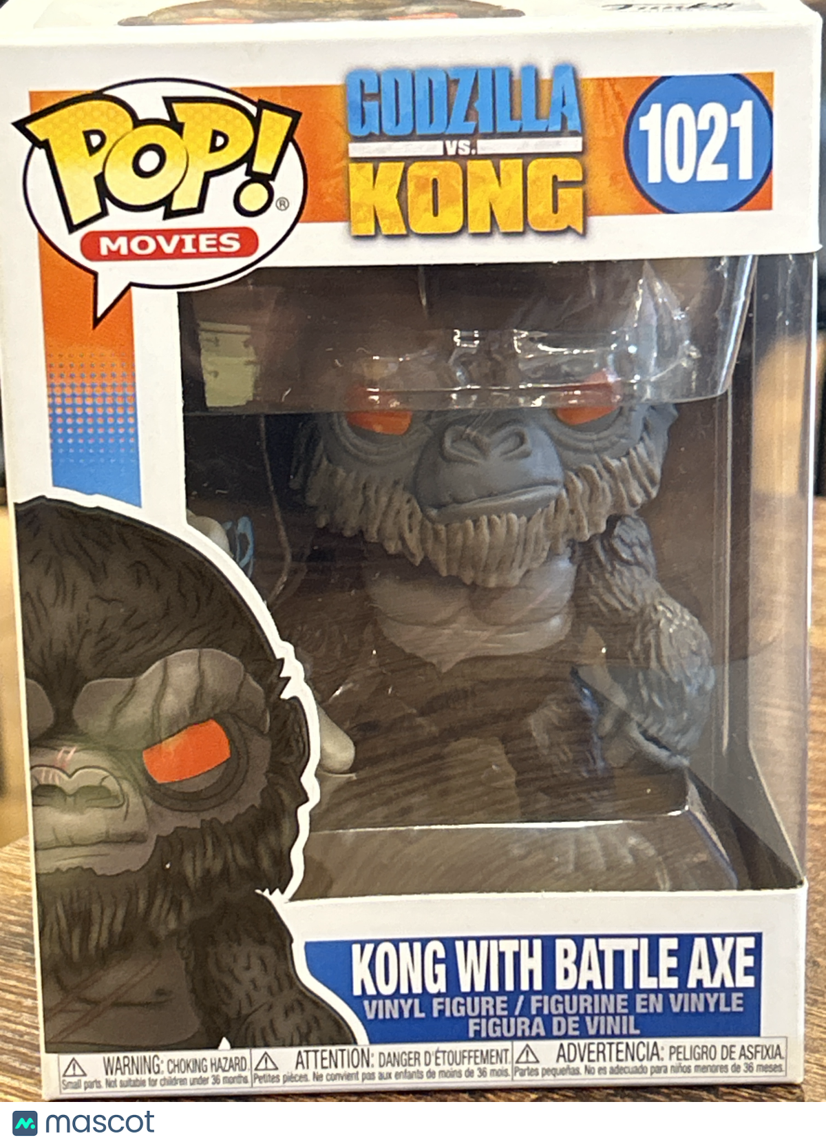 FunkoGodzilla vs. Kong Kong with Battle Axe # Like New