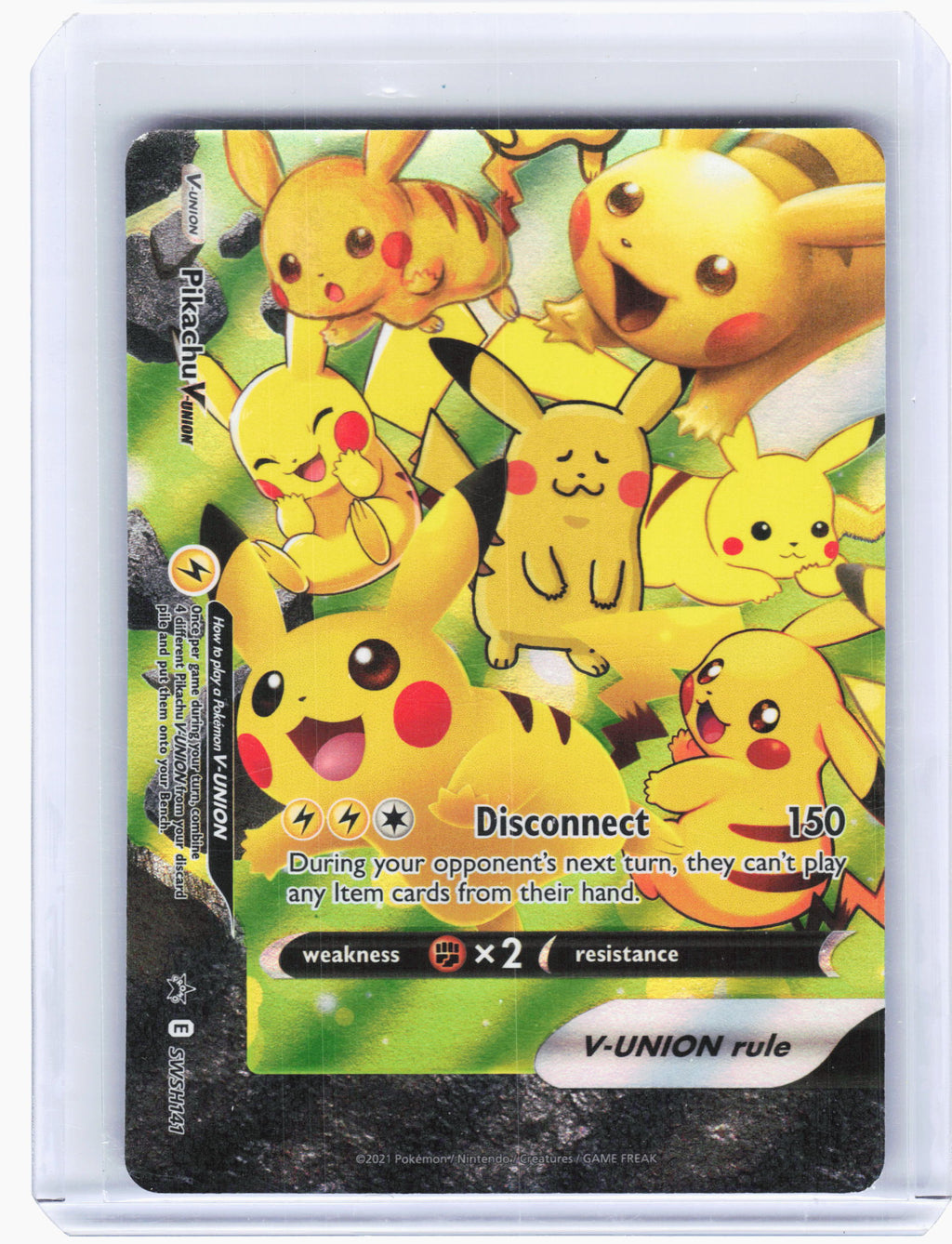 2021 Pokemon—Pikachu V-Union #SWSH139/140/141/142 SWSH—Promo (Four Set)