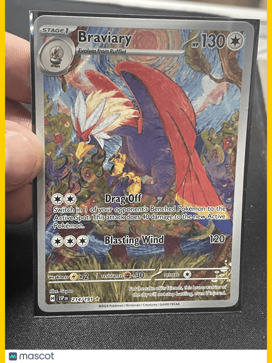 2024 Pokémon TCG Braviary #214/191