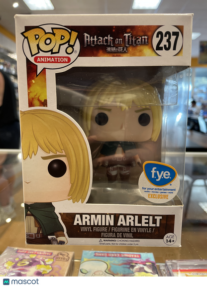 Funko Attack on Titan: Armin Arlert #237 (Very Good) FYE Exclusive