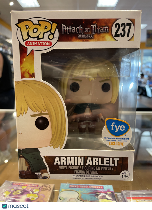 Funko Attack on Titan: Armin Arlert #237 (Very Good) FYE Exclusive