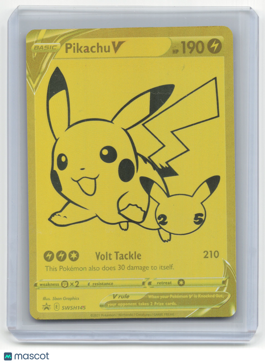 2021 Pokemon TCG Pikachu V SWSH Black Star Promos #SWSH145 Promo