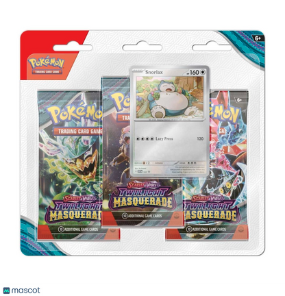 2024 Pokemon Scarlet & Violet Twilight Masquerade 3 Pack Blister