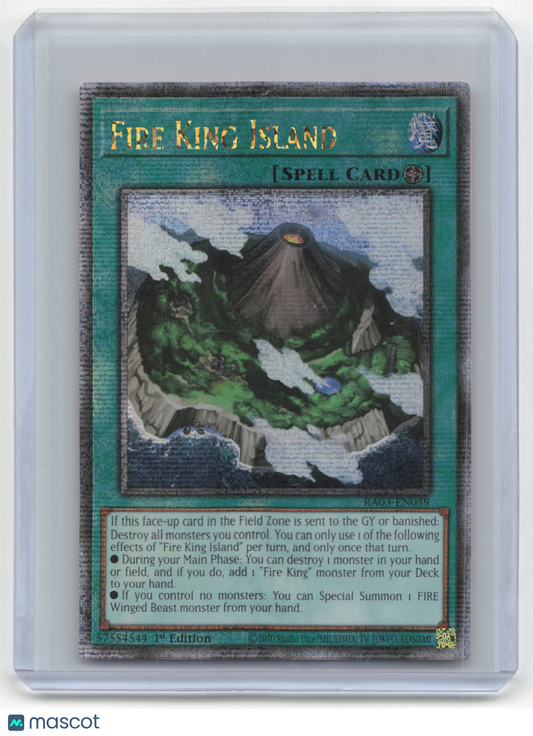 2024 Yu-Gi-Oh! Fire King Island QC Bonanza #RA03-EN059 QCR