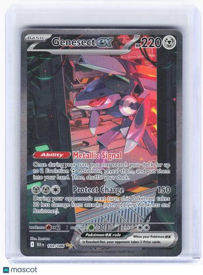2025 Pokemon—Genesect ex #169/086 Black Bolt—Special Illustration Rare Holo