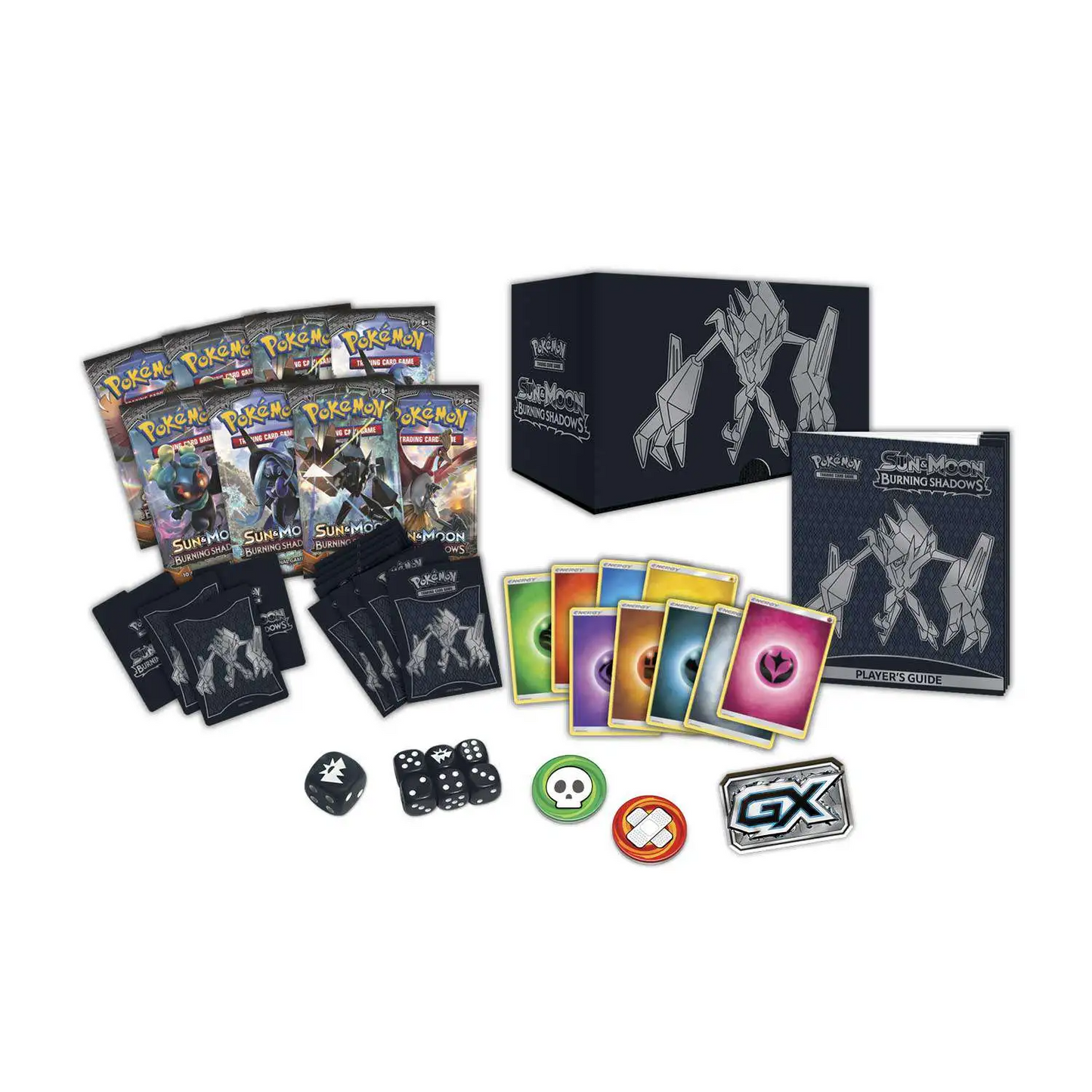 2017 Pokemon Sun & Moon Burning Shadows Elite Trainer Box
