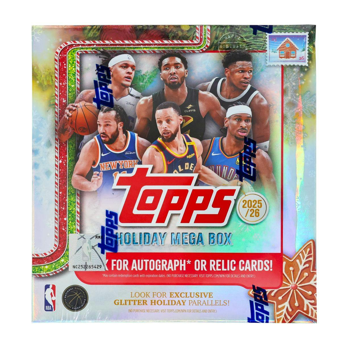 2025-26 Topps Holiday Basketball Mega Box