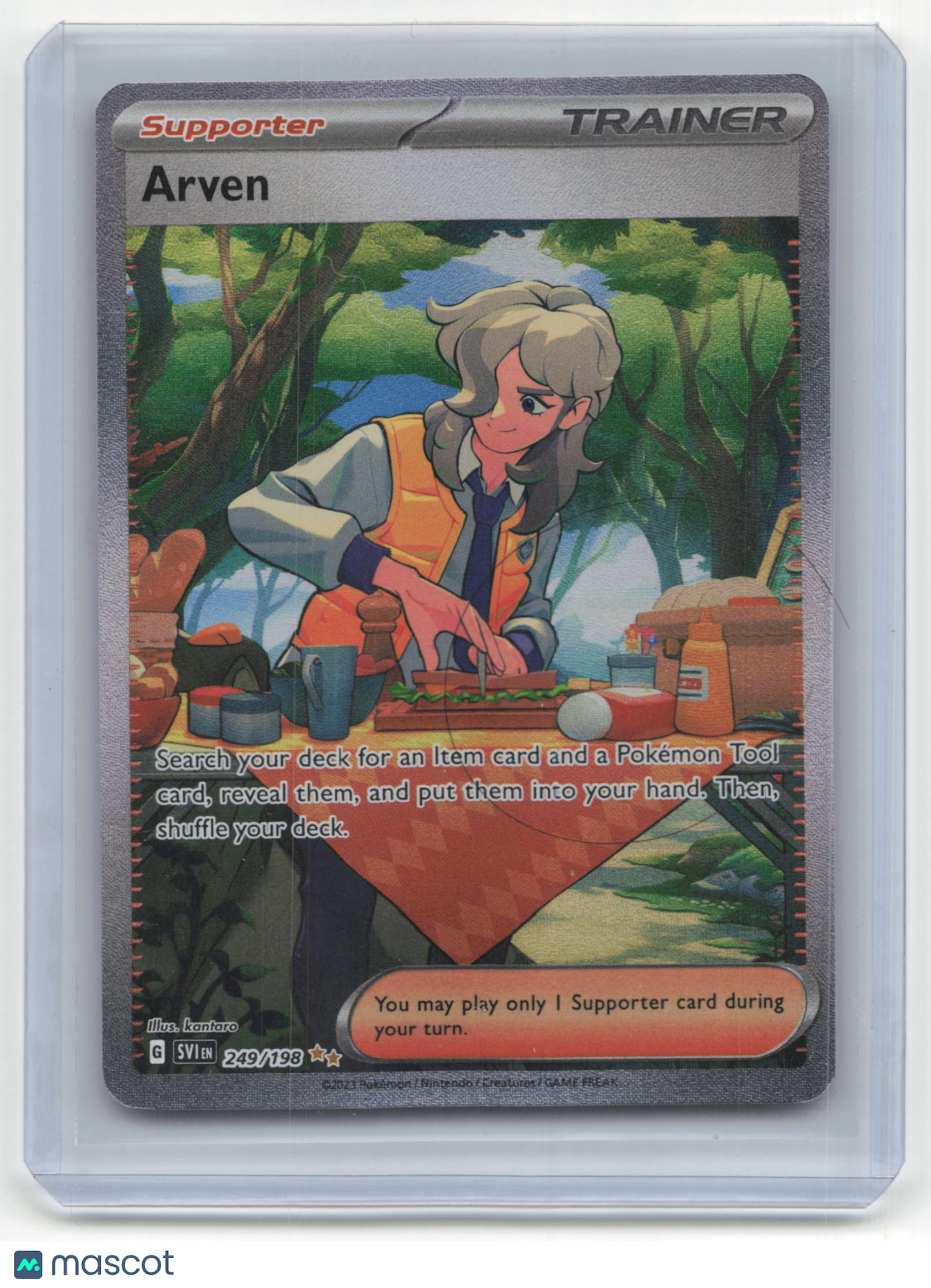 2023 Pokemon Arven Scarlet & Violet #249/198 Near Mint SR