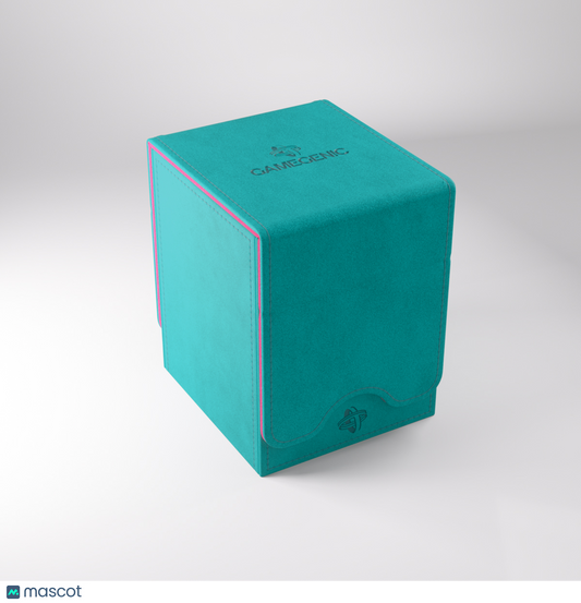 Gamegenic Squire 100+ XL Convertible Teal/Pink Deck Box