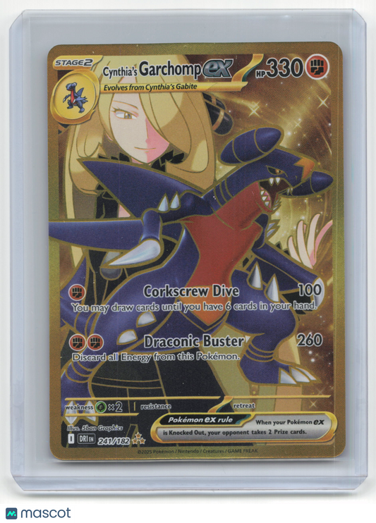 2025 Pokemon Garchomp EX Destined Rivals #241/182