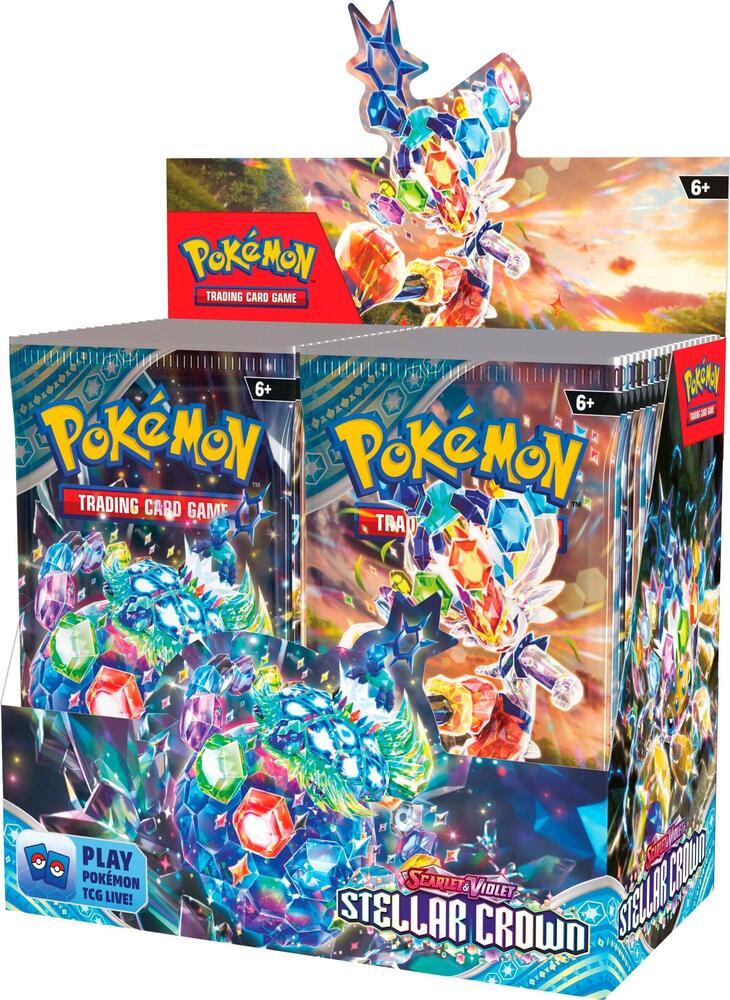 2024 Pokemon Scarlet & Violet Stellar Crown Booster Pack - Papa Joey's Collectibles