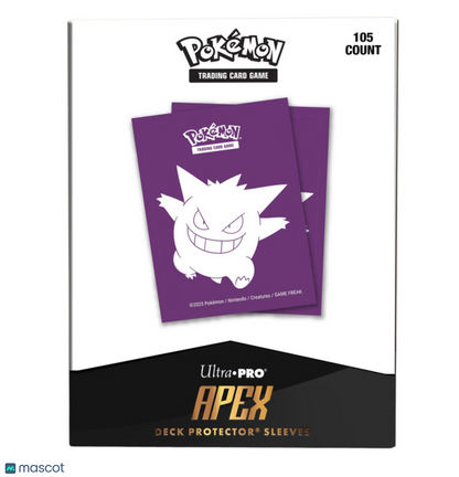 Ultra PRO | Pokémon: Gengar—APEX Deck Protector Sleeves (105 Ct)