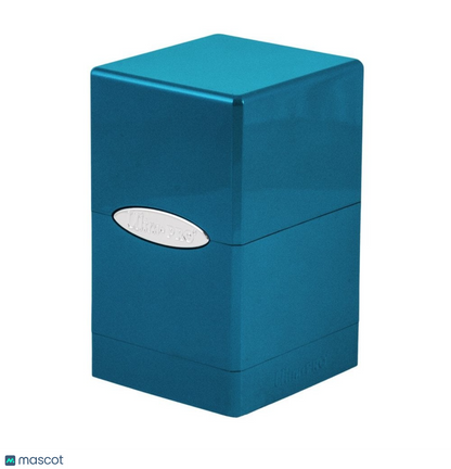 Tower Deck Box Ultra PRO Standard Satin Metallic Teal - Papa Joey's Collectibles