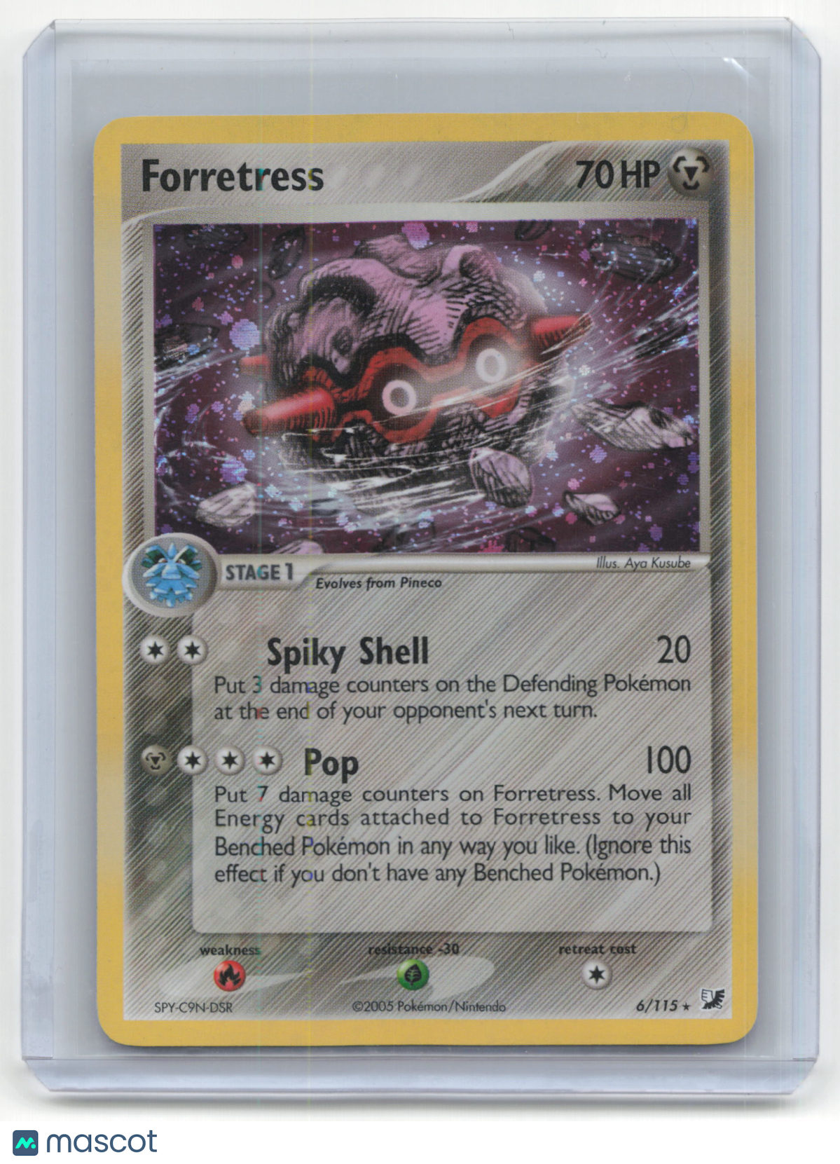 2005 Pokemon TCG Forretress Unseen Forces #6/115