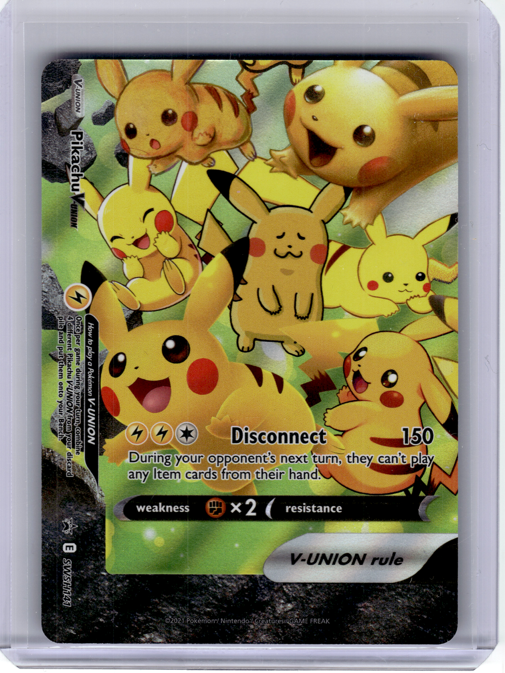 2021 Pokemon—Pikachu V-Union [Set of 4] 139-142 Sword & Shield—Black Star Promo