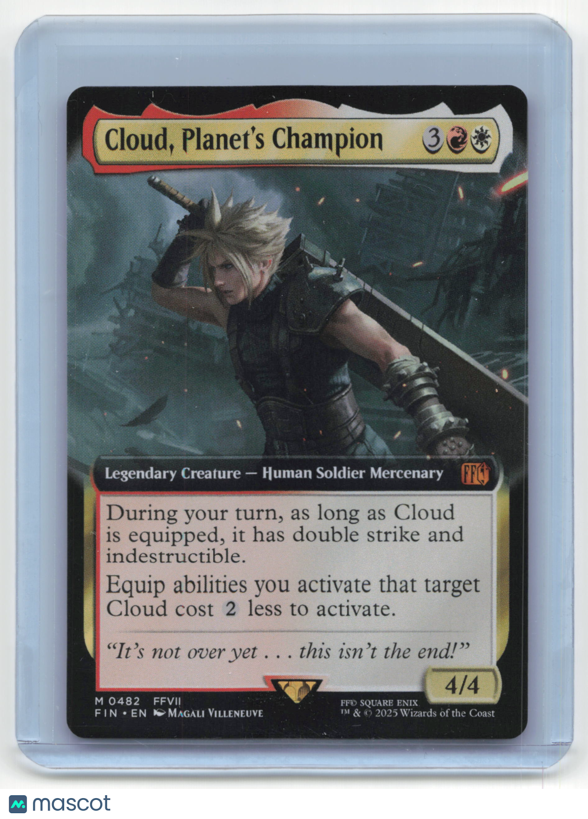 2025 Magic: The Gathering Cloud, Planet's Champion Final Fantasy #M 0482