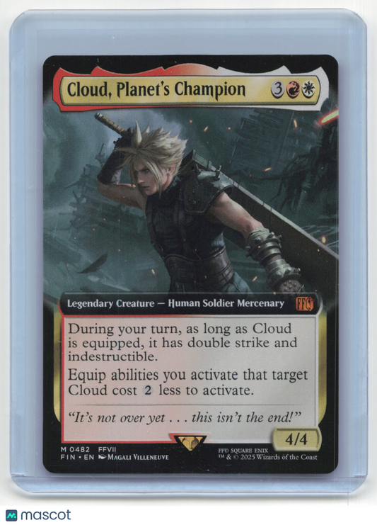 2025 Magic: The Gathering Cloud, Planet's Champion Final Fantasy #M 0482