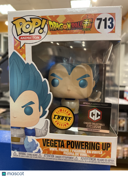 Funko Dragon Ball Super Vegeta Powering Up #713 (VG) Limited Chase, CC Excl.