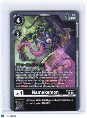 2024 Digimon Card Game—Namakemon #BT16-055 (BT-16_PR) —Uncommon Foil