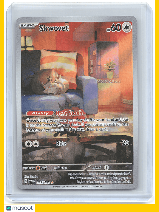 Pokemon Skwovet 2020 Pokemon Sword & Shield #222/198