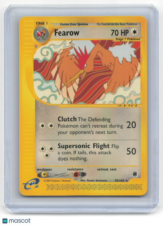 2002 Pokemon TCG Fearow Expedition Base Set #45/165
