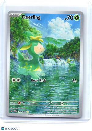 2025 Pokemon—Deerling #091/086 White Flare—Illustration Rare Holo