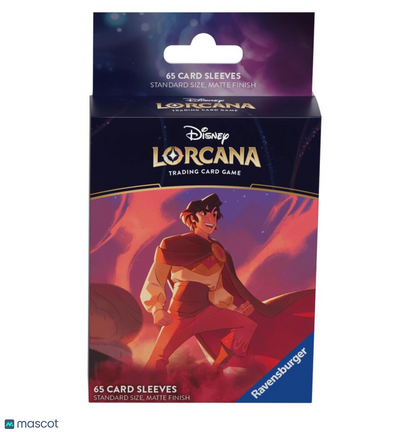 Lorcana Standard 20 Pt. (Aladdin, Heroic Outlaw) Card Sleeves 65 Ct - Papa Joey's Collectibles