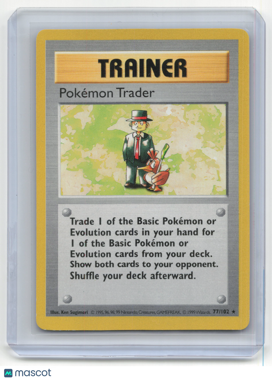 1999 Pokemon TCG Pokémon Trader Base Set #77/102 Lightly Played Shadowless