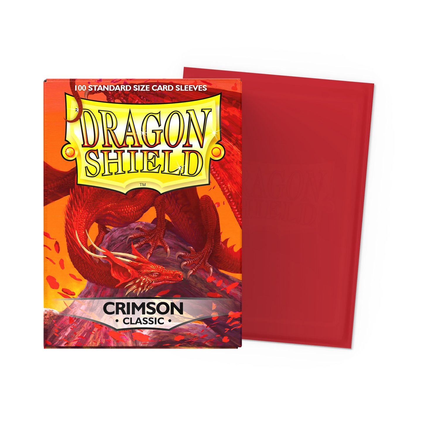 Dragon Shield Standard 20 Pt. Crimson Classic Card Sleeves