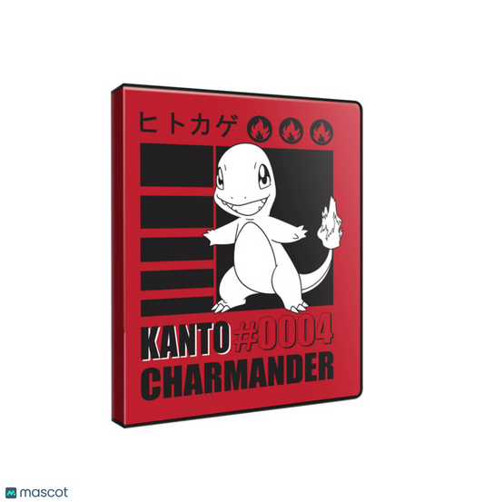 Ultra PRO 4-Pocket 40-ct. Standard size (Kanto #0004 Charmander) Portfolio