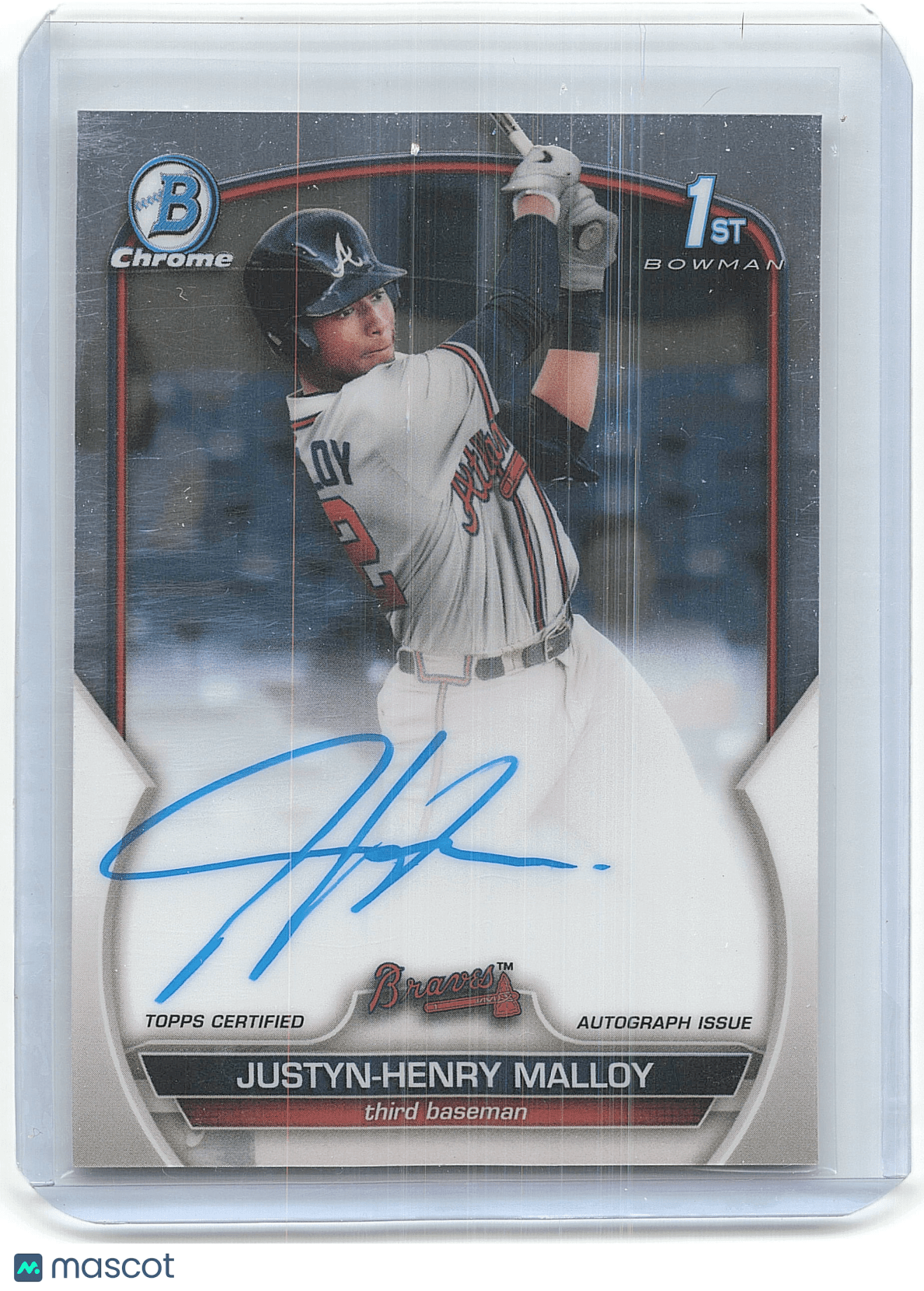 Topps 2023 Bowman Chrome Baseball Justyn-Henry Malloy 9/20. Autograph Issue #CPA-JHM
