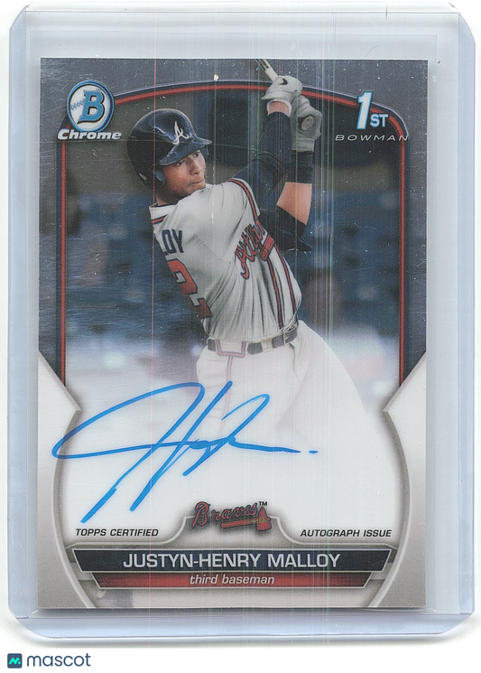 Topps 2023 Bowman Chrome Baseball Justyn-Henry Malloy 9/20. #CPA-JHM