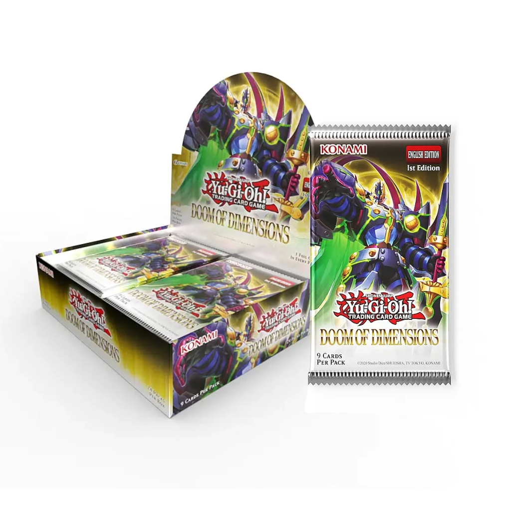 2025 YuGiOh! Doom of Dimensions 1st Edition Booster Pack