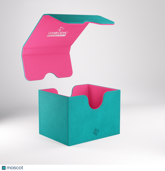 Gamegenic Sidekick 100+ XL Convertible Teal/Pink Deck Box