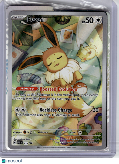 2025 Pokemon—Eevee #173 Scarlet & Violet Promo—Black Star Promo Holo [Sealed]