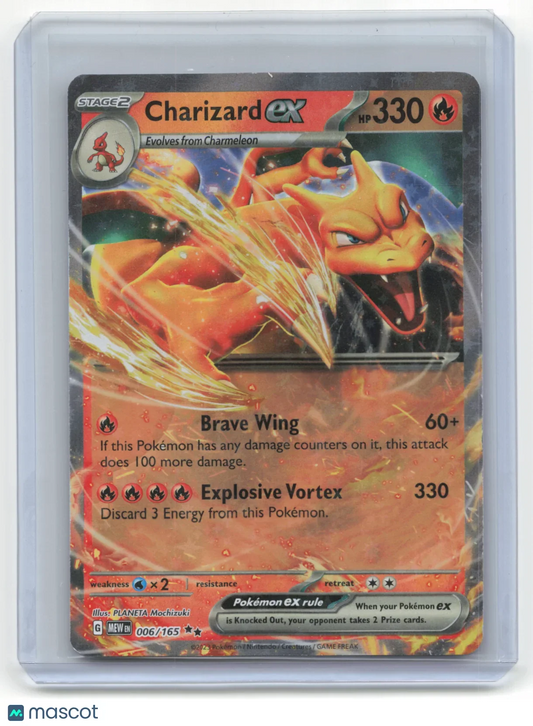 2023 Pokemon TCG Charizard ex 151 #006/165 - Papa Joey's Collectibles