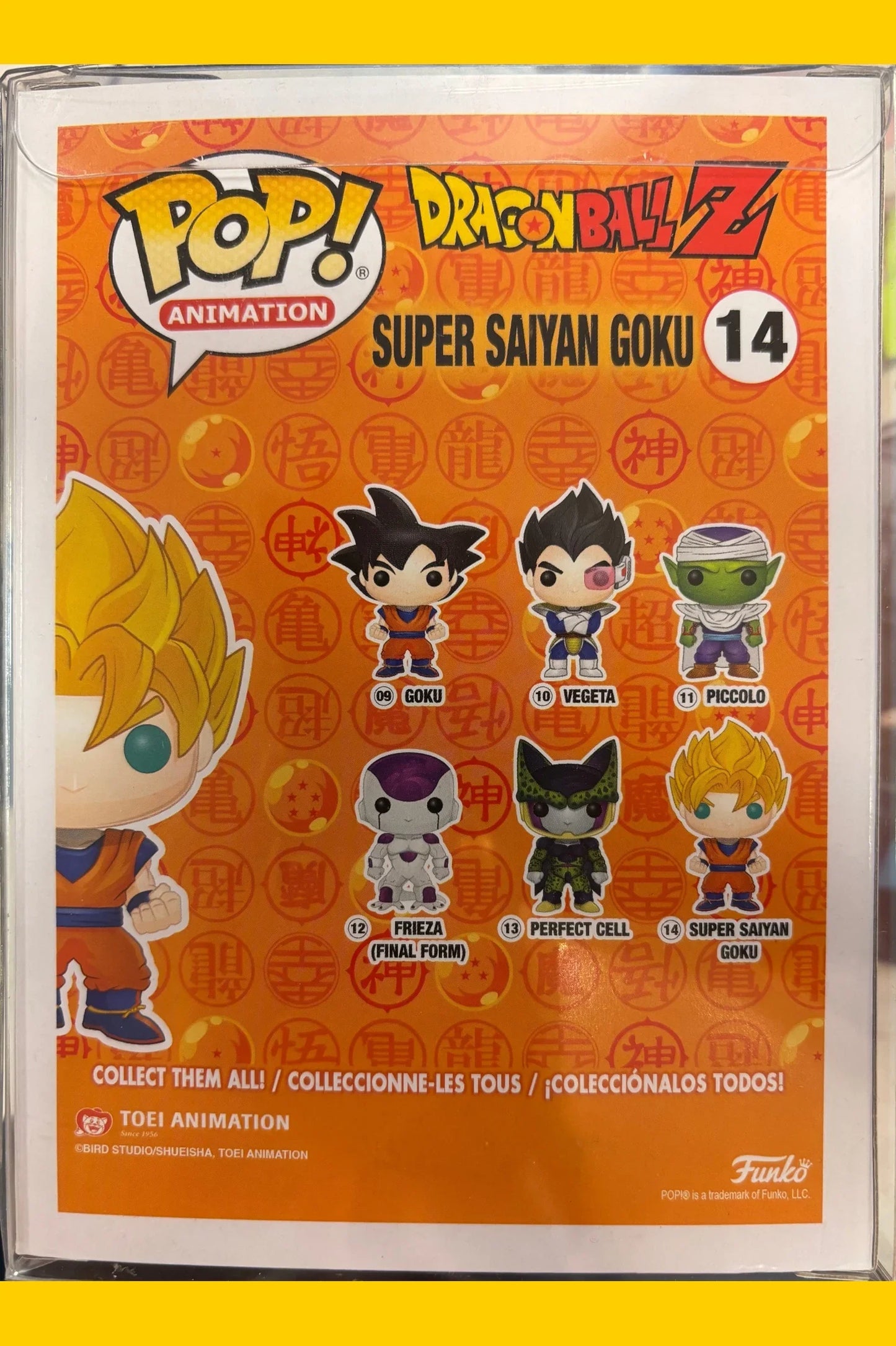 2023 Funko Dragonball Z Super Saiyan Goku #14 Autographed W/ COA - Papa Joey's Collectibles