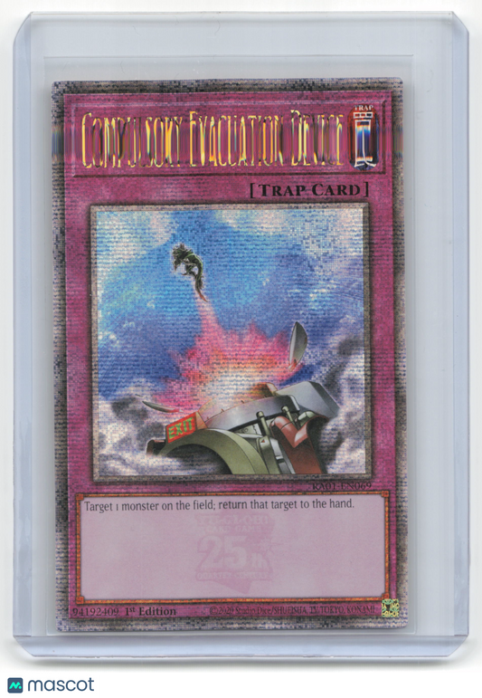 2022 Yu-Gi-Oh! Compulsory Evacuation Device 25TH ANNI RANITY COLL #RA01-EN069