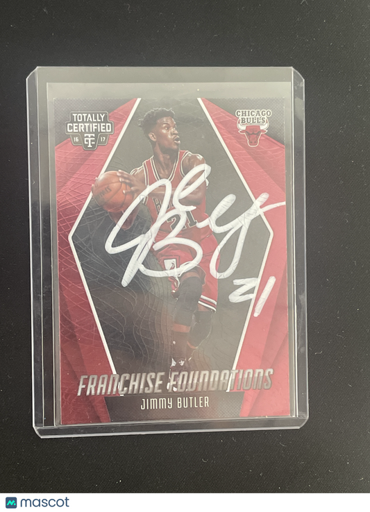 Totaly Certified Basketball Jimmy Butler Autograph w/COA #6