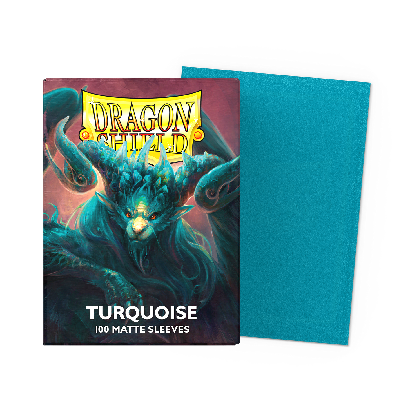 Dragon Shield Standard 20 Pt. Turquoise Matte Card Sleeves