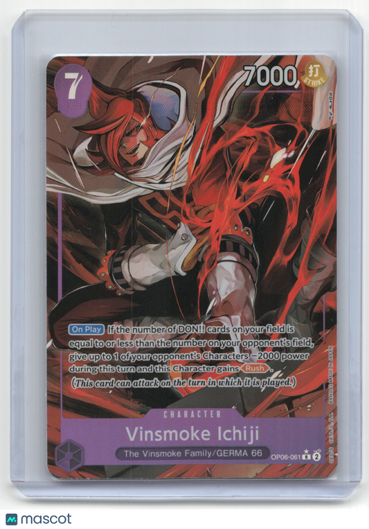 2023 One Piece Card Game Vinsmoke Ichiji wings of the captain #OP06-061