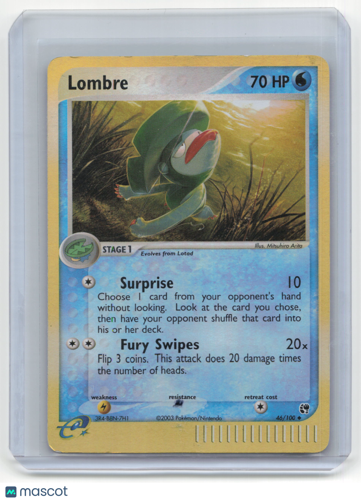 2003 Pokemon TCG Lombre Sandstorm #46/100