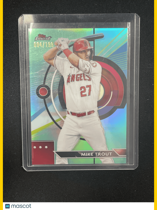 2023 Topps Finest Baseball Mike Trout /199 #90